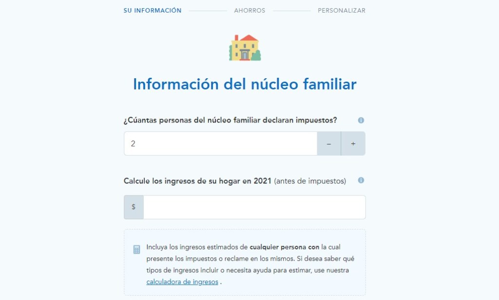 HealthSherpa Familia e Ingresos